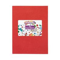 Colorations - foam vellen rood, 10st. - thumbnail