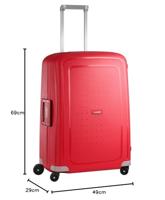 Samsonite S&apos;cure Spinner 69cm CRIMSON RED - thumbnail