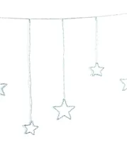 Anna's Collection LED gordijnverlichting ster 738 lampjes 4m x 80cm, classic warm - thumbnail