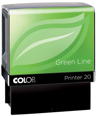 Colop stempel met voucher Green Line Printer 20, max. 4 regels, voor Nederland, ft 38 x 14 mm