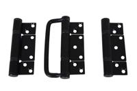 SF7B-Scharnierset hendel offset zwart - thumbnail