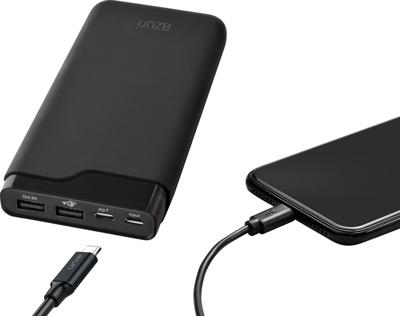 Azuri Powerbank Azuri Quick Charge 3.0 + USB-C - 20.100 mAh