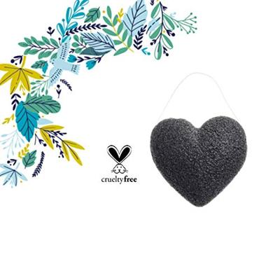 Konjac gezichtspons charcoal