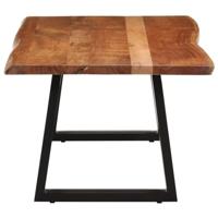 Salontafel 110x55x40 cm massief acaciahout - thumbnail