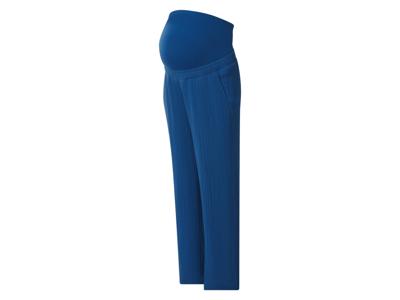esmara Mousseline zwangerschapsbroek (Marineblauw, S (36/38))