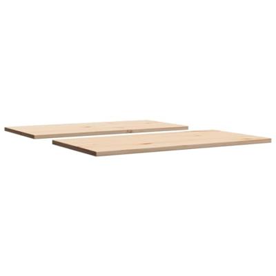 Tafelbladen 2 st rechthoekig 80x40x1,7 cm massief grenenhout Tafelbladen 2 st rechthoekig 80x40x1,7 cm massief grenenhout