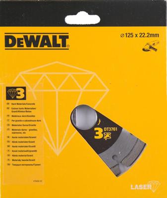 DeWALT DT3761 Diamantschijf Gesegmenteerd 125x22,23mm