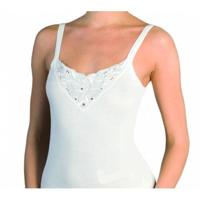 Dames hemd smal bandje 420 - katoenen Vrouwen singlet spaghetti bandjes - thumbnail