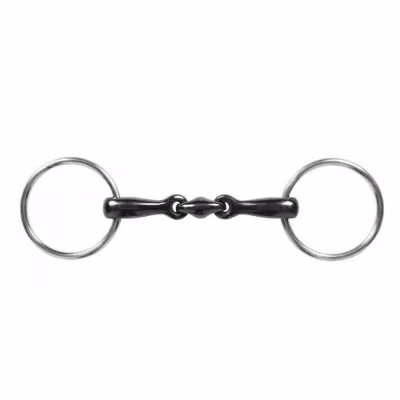 Pagony Sweet Iron dubbel gebroken watertrens zilver maat:13,5