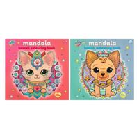 Creative Craft Group Moxy kleurboek mandala kawaii 20p - thumbnail