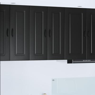 Keukenkast met opslag Kalmar Zwart 60 x 31 x 80 cm Bewerkt hout