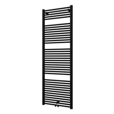Handdoekradiator Palimi Recht 1775 x 600 mm Mat Zwart