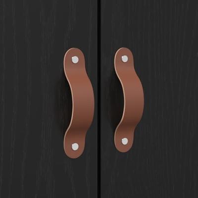 Bedframe Zwart eiken 200 x 120 x 31.5 cm Bewerkt hout