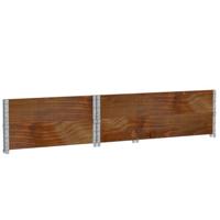 VidaXL Palletopzetranden 2 st 120x80 cm massief grenenhout bruin - thumbnail