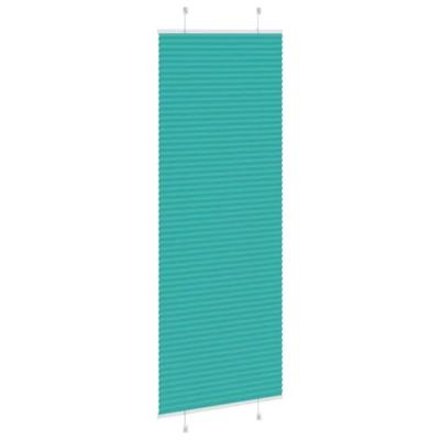Pliss rolgordijn 70x200 cm stofbreedte 69,4 cm petrol groen
