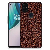 OnePlus Nord N10 5G Back Cover Hoesje Koffiebonen - thumbnail