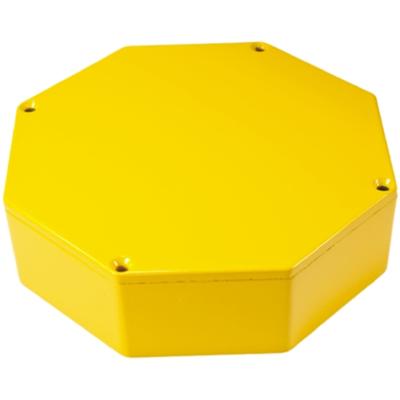 Hammond Electronics 1590STPCYL Universele behuizing 133 x 133 x 39 Aluminium spuitgietwerk Geel 1 stuk(s)