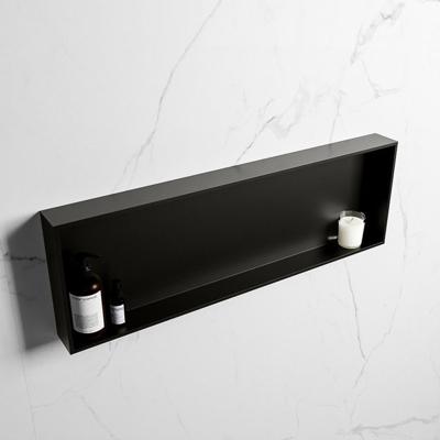 MONDIAZ EASY Nis 89,5x29,5cm in solid surface kleur Urban | Urban. 1 vak geschikt voor in- of opbouw