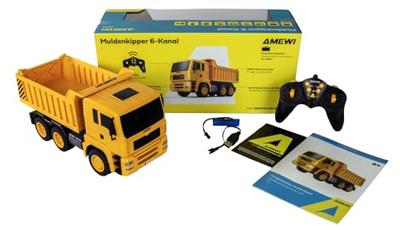 Amewi 1:18 Bouwvoertuig Bouwvoertuig Incl. accu en laadkabel, Met lichteffect Amewi 1:18 Bouwvoertuig Bouwvoertuig Incl. accu en laadkabel, Met lichteffect