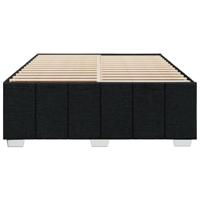 Bedframe zonder matras stof zwart 160x200 cm - thumbnail