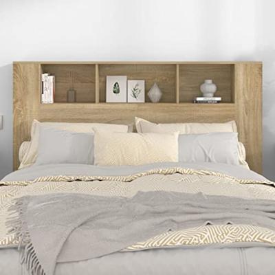Hoofdbordkast 160x18,5x104,5 cm sonoma eikenkleurig