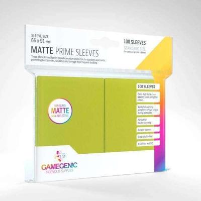 Gamegenic - Sleeves Matte Prime Lime (100 Sleeves)