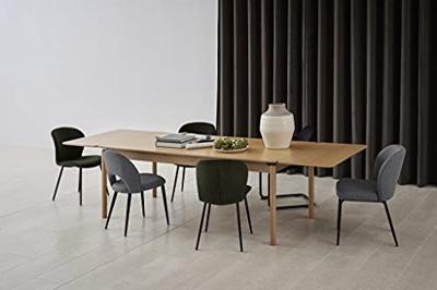 Bendt Eetkamerstoel 'Joya' Rib, kleur Olive Green