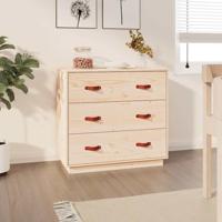 Dressoir 80x40x75 cm massief grenenhout - thumbnail