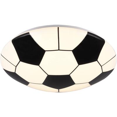 LED Plafondlamp - Trion Koppie - 12W - Warm Wit 3000K - Rond - Mat Wit - Kunststof