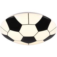 LED Plafondlamp - Trion Koppie - 12W - Warm Wit 3000K - Rond - Mat Wit - Kunststof - thumbnail