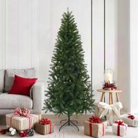 Kunstkerstboom met standaard Groen 180 cm PVC, PE en staal - thumbnail