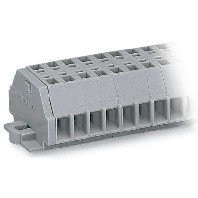 WAGO 260-159 Klemstrook 5 mm Spanveer Toewijzing: L Grijs 50 stuk(s)
