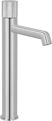 Ben Engraved Cross verhoogde wastafelkraan Chroom
