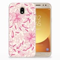 Samsung Galaxy J5 2017 | TPU Case | Pink Flowers - thumbnail