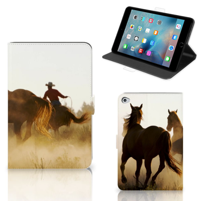 Apple iPad Mini 5 Flip Case Design Cowboy Apple iPad Mini 5 Flip Case Design Cowboy