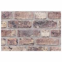 Wandpanelen 10 st 3D 100x50 cm EPS donkerbruin - thumbnail