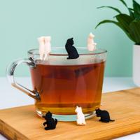 Katten glasmarkeerders (set van 6) - thumbnail