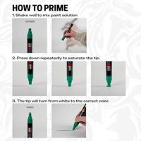 Posca paintmarkers, metalen doos van 20 stuks, assorti, ontwerp Stickers Graffiti - thumbnail