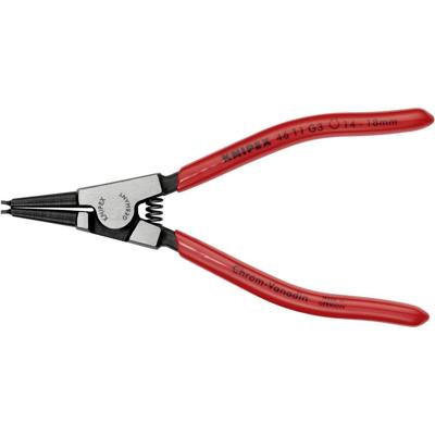 Knipex 46 11 G3 Precisie-borgveertang Geschikt voor borgringen Buitenringen 14-18 mm Puntvorm Recht Knipex 46 11 G3 Precisie-borgveertang Geschikt voor borgringen Buitenringen 14-18 mm Puntvorm Recht