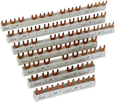 Eaton 215638 Eaton verzamelrail Euro-Vario 63A EVG-1PHAS/6MOD Phase busbar 1-polig 10 mm² 63 A 500 V 1 stuk(s)