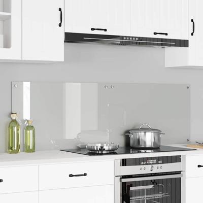 VidaXL Keuken achterwand 2 pcs doorzichtig 80 x 50 cm gehard glas VidaXL Keuken achterwand 2 pcs doorzichtig 80 x 50 cm gehard glas