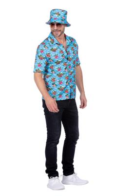 Hawaiishirt lichtblauw