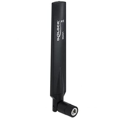 Delock 88451 LTE-antenne SMA-stekker 1 - 4 dBi omnidirectioneel met kantelscharnier zwart
