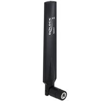 Delock 88451 LTE-antenne SMA-stekker 1 - 4 dBi omnidirectioneel met kantelscharnier zwart - thumbnail