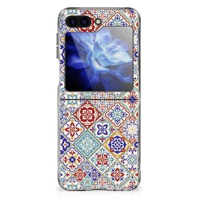 Samsung Galaxy Z Flip 6 | TPU | Siliconen hoesje | Tiles Color Samsung Galaxy Z Flip 6 | TPU | Siliconen hoesje | Tiles Color