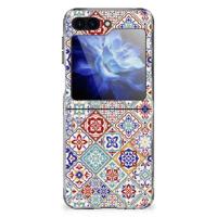 Samsung Galaxy Z Flip 6 | TPU | Siliconen hoesje | Tiles Color - thumbnail