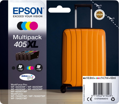 Epson multipack 4-colours 405XL DURABrite Ultra inkt