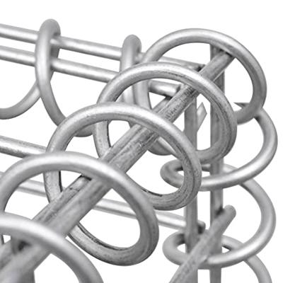 Gabion plantenbak 90x50x100 cm gegalvaniseerd staal - thumbnail