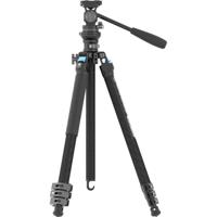 Sirui Landscape Carbon Tripod Kit L-224FL + KV-5 Video Head (with Flip Lock) - thumbnail
