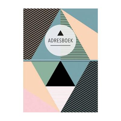 Deltas Paperstore: adresboek Triangles 14,6 cm Deltas Paperstore: adresboek Triangles 14,6 cm